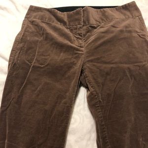 Loft Marisa Skinny Brown Cords size 0